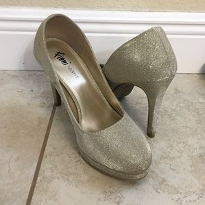 Champagne brash heels